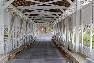 The Knox Covered Bridge in Valley Forge Park