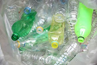 Plastic bottles for recycle
