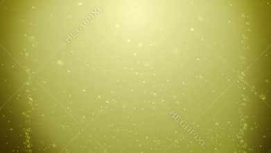 Seamless animation of abstract gold champagne or beer or brandy water with bubble flowing background texture pattern in 4k loop