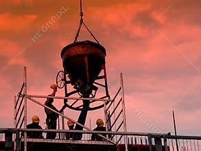Concrete pouring