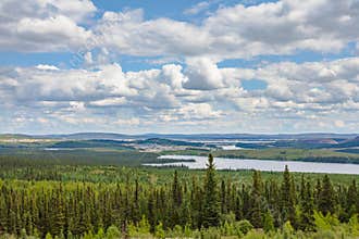Labrador City and Wabush mining towns NL Canada
