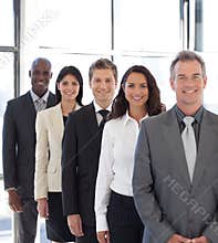 Businesspeople from different cultures