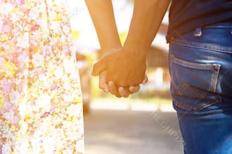 Couples holding hands