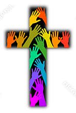 Diversity Rainbow Cross