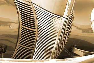 vintage antique old car grill