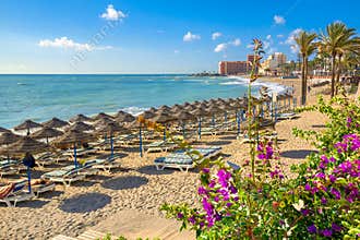 Benalmadena beach, Malaga province, Andalusia, Spain