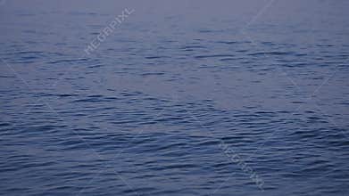 Stormy sea with waves