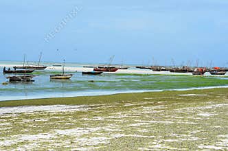 FishermenÂ´s boats, Zanzibar