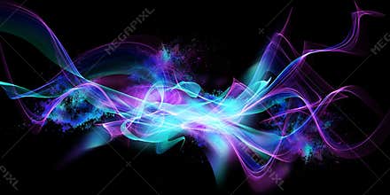 Abstract modern flame background