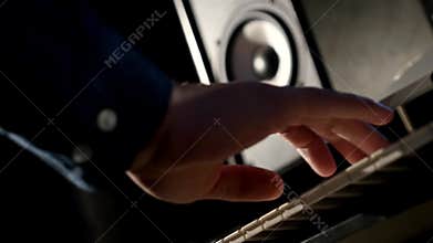 To play the piano, hands playing the piano