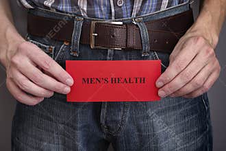 Men's health concept