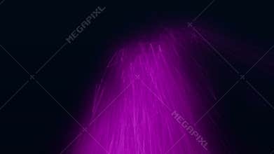 Cinematic energy background with slowly moving purple lightning