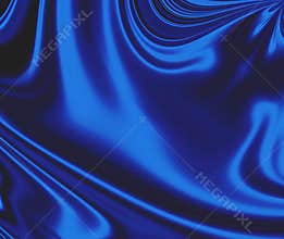 Blue Smooth Satin Background