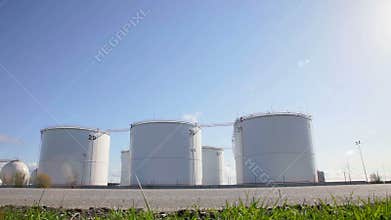 Fuel storage station.