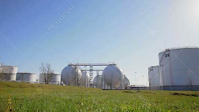 Fuel storage station.