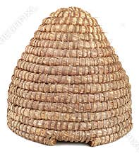 Straw Bee Hive