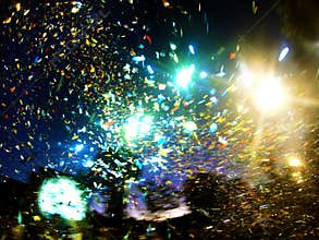 Confetti throw