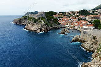 Medieval fortresses in Dubrovnik, Croatia
