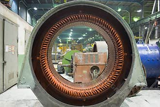 Stator of a big electric motor