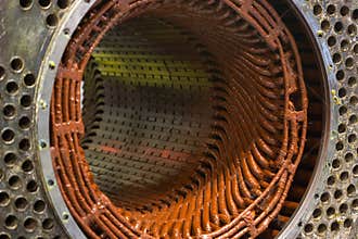 Stator of a big electric motor