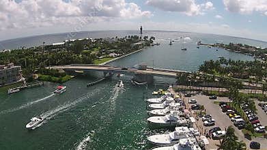 Castal marina in Florida