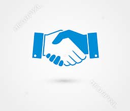 Handshake icon. Business and finance concept