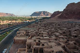 Overlooking the old city of Al Ula, Saudi Arabia