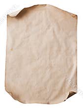 Sheet of old paper