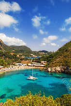 Paleokastritsa bay, Corfu, Greece