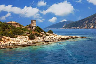 Lighthouse at Fiscardo, Kefalonia
