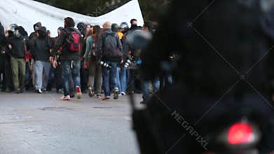 Leftist and anarchist groups seeking the abolition of new maximum security prisons