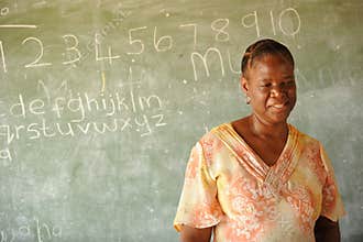 African School childrens teacher