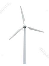Wind turbine isolated. Alternative energy source.
