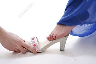 Cinderella shoe