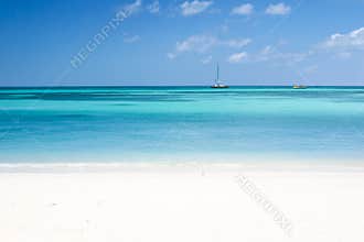 The beach