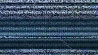 Bad Sync TV, Television Screen with Static Noise from Bad Broadcast Signal Reception
