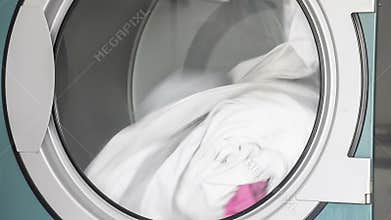 Large washing machine transparent glass door