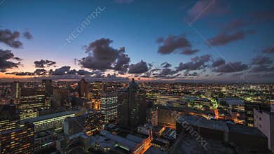 Durban City Timelapse day to night