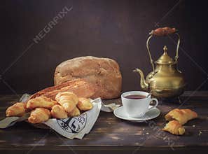 Still life with bread
