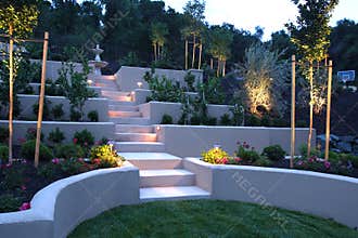 Luxury backyard