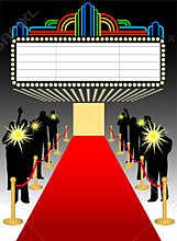 Red Carpet Premier Marquee/eps