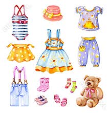 Girl's clothes.