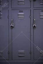 School Locker Gray