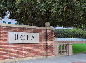 UCLA Campus Entrance Sign