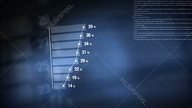 Animated Infographics Histogram Bar Graph Chart