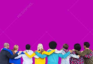 Diversity People Big Data Working Teamwork Friendship Concept