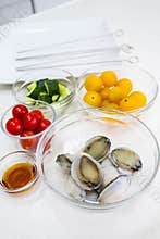 Abalone Barbecue preparation