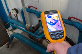 Thermal imaging inspection camera