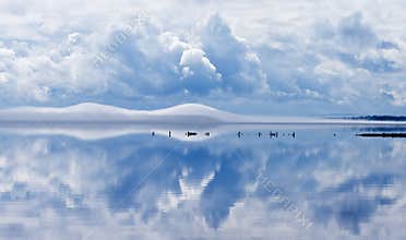 Siljan lake Sweden