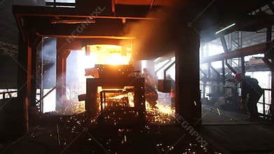 Hard work in the foundry